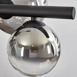 hofstein Chehalis Boule lumineuse, Suspension Clair, Fumé, 8 lumières* Lampes Modernes