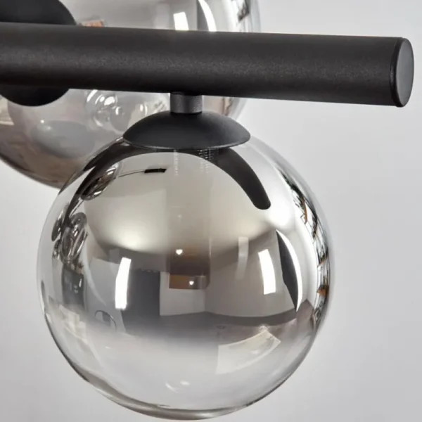 hofstein Chehalis Boule lumineuse, Suspension Clair, Fumé, 8 lumières* Lampes Modernes