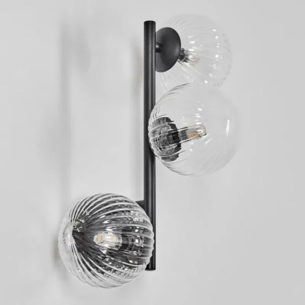 hofstein Chehalis Boule lumineuse 23 cm Clair, 3 lumières* Lampes Modernes
