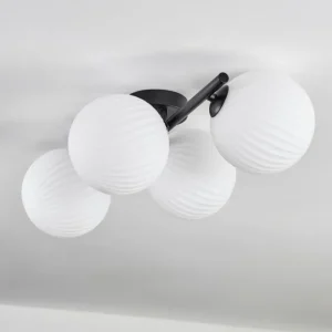 hofstein Chehalis Plafonnier Blanc, 4 lumières* Lampes Modernes