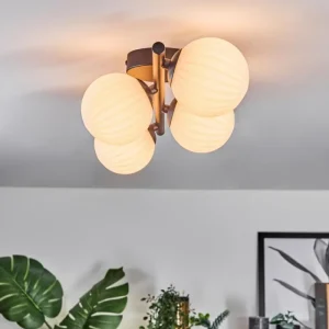 hofstein Chehalis Plafonnier Blanc, 4 lumières* Lampes Modernes