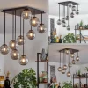 hofstein Chehalis Plafonnier, Boule lumineuse Fumé, 9 lumières* Lampes Modernes