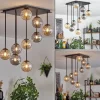 hofstein Chehalis Plafonnier, Boule lumineuse Ambre, Fumé, 9 lumières* Lampes Modernes