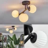 hofstein Chehalis Plafonnier, Boule lumineuse Blanc, 3 lumières* Lampes Modernes