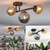 hofstein Chehalis Plafonnier, Boule lumineuse 23 cm Ambre, Fumé, 3 lumières* Lampes Modernes