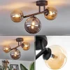 hofstein Chehalis Plafonnier, Boule lumineuse Ambre, Fumé, 3 lumières* Lampes Modernes