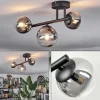 hofstein Chehalis Plafonnier, Boule lumineuse Clair, Fumé, 3 lumières* Lampes Modernes