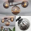 hofstein Chehalis Plafonnier, Boule lumineuse Fumé, 3 lumières* Lampes Modernes