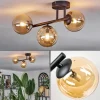 hofstein Chehalis Plafonnier, Boule lumineuse Ambre, 3 lumières* Lampes En Verre