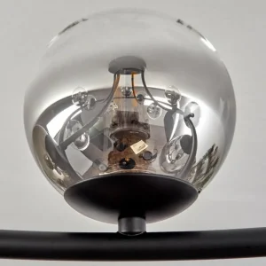 hofstein Chehalis Plafonnier, Boule lumineuse 76 cm Ambre, Clair, Fumé, 12 lumières* Lampes Modernes