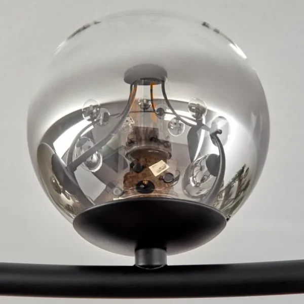 hofstein Chehalis Plafonnier, Boule lumineuse 76 cm Ambre, Clair, Fumé, 12 lumières* Lampes Modernes