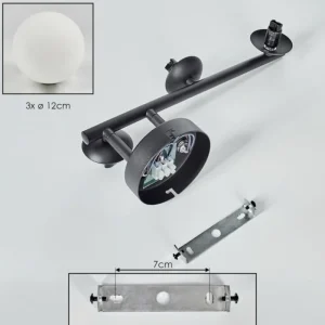 hofstein Chehalis Plafonnier, Boule lumineuse Blanc, 3 lumières* Lampes En Verre