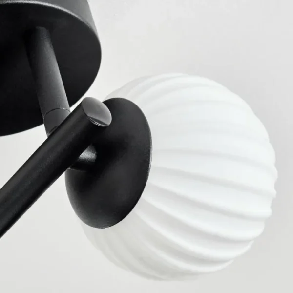 hofstein Chehalis Plafonnier, Boule lumineuse Blanc, 3 lumières* Lampes Modernes