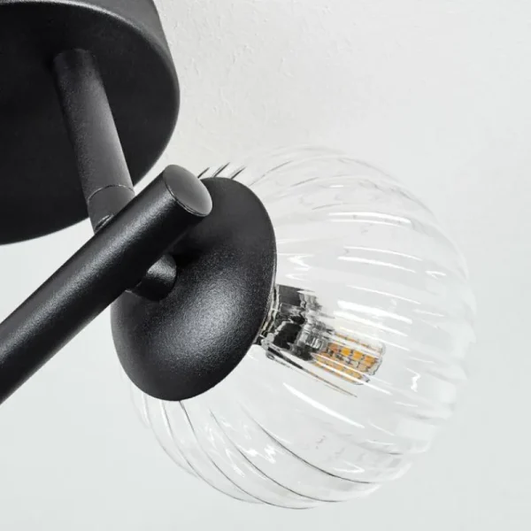hofstein Chehalis Plafonnier, Boule lumineuse Clair, 3 lumières* Lampes Modernes