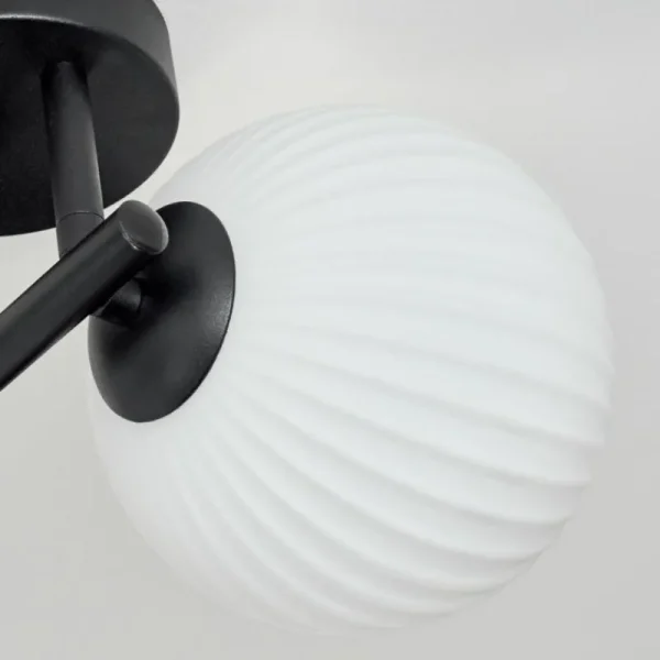 hofstein Chehalis Plafonnier, Boule lumineuse Blanc, 3 lumières* Lampes Modernes