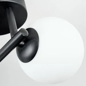 hofstein Chehalis Plafonnier, Boule lumineuse Blanc, 3 lumières* Lampes En Verre