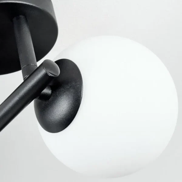 hofstein Chehalis Plafonnier, Boule lumineuse Blanc, 3 lumières* Lampes En Verre