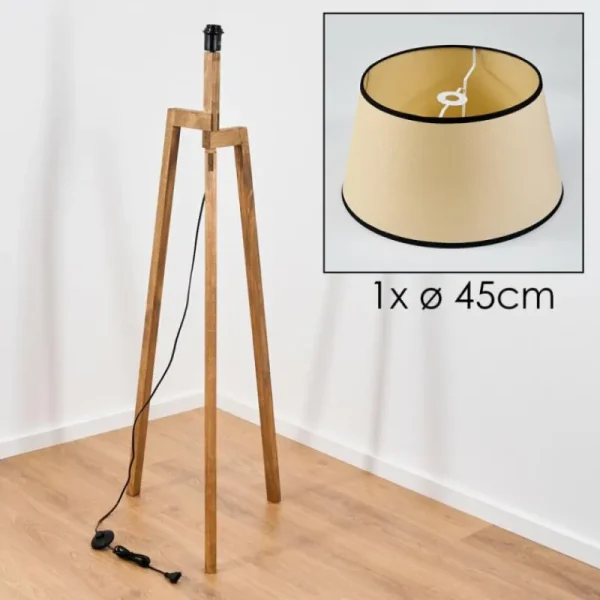 hofstein Chellas Lampadaire Écru, 1 lumière* Lampes Modernes