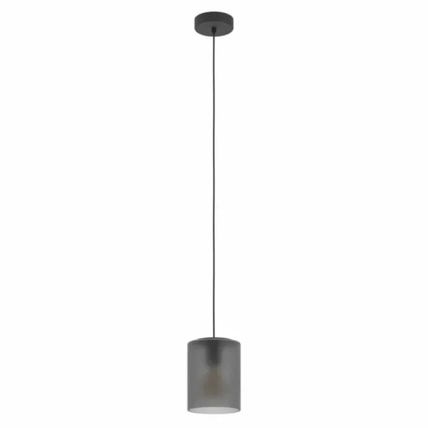 Luminaires Eglo COLOMERA Plafonnier Noir, 1 lumière* Lampes En Verre