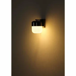 Luminaires Globo Lighting Cristallica Applique murale LED Anthracite, 1 lumière* Lampes En Verre