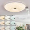 hofstein Cyran Plafonnier LED Blanc, 1 lumière, Télécommandes* Lampes Modernes