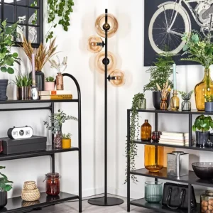 hofstein Dagan Lampadaire Ambre, 4 lumières* Lampes En Verre