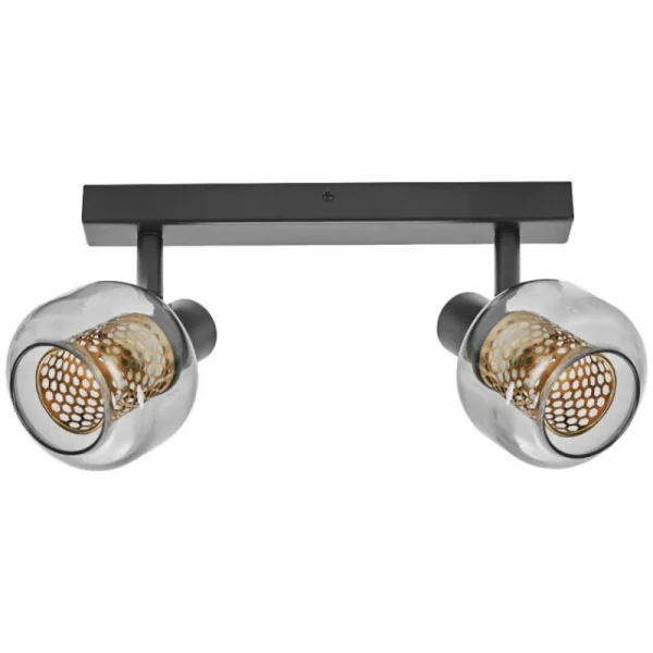 Luminaires Ledvance DECOR Applique murale / Plafonnier LED Noir, 2 lumières* Lampes En Verre