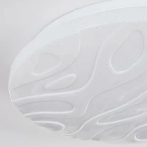 hofstein Deral Plafonnier LED Blanc, 1 lumière, Télécommandes* Lampes Modernes