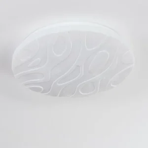 hofstein Deral Plafonnier LED Blanc, 1 lumière, Télécommandes* Lampes Modernes