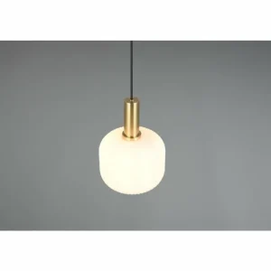 Luminaires Trio Diva Suspension Laiton, 1 lumière* Lampes En Verre