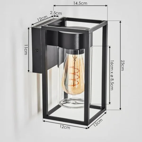 hofstein Doninhas Lampe murale d´extérieur Noir, 1 lumière* Lampes Modernes