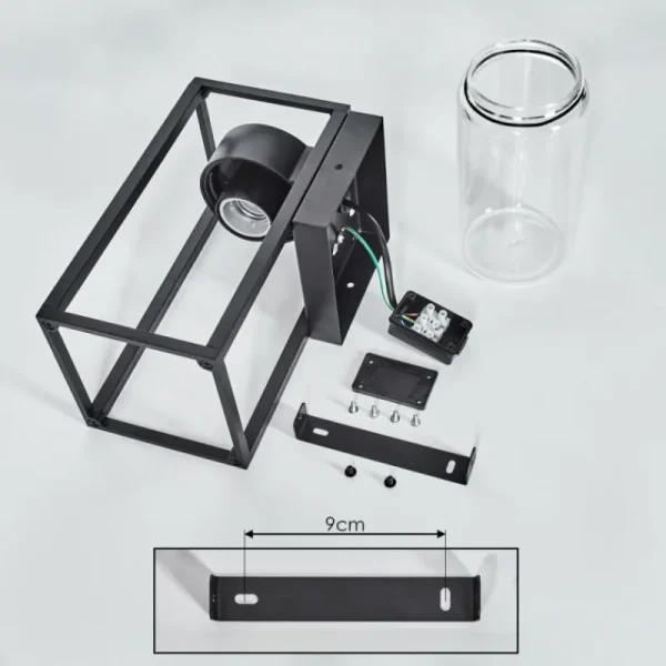 hofstein Doninhas Lampe murale d´extérieur Noir, 1 lumière* Lampes Modernes