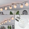 hofstein Dysted Plafonnier, Boule lumineuse Nickel mat, 6 lumières* Lampes En Verre