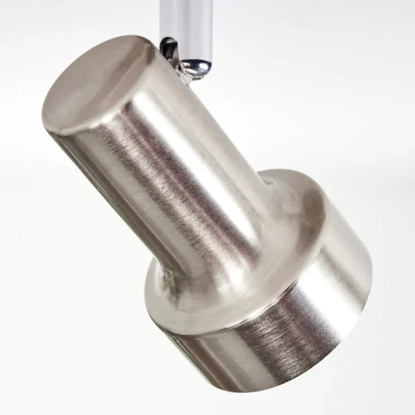 hofstein Edain Plafonnier, Spot de plafond LED Chrome, Nickel mat, 3 lumières* Lampes Modernes