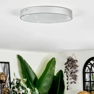 hofstein Elmar Plafonnier LED Argenté, 1 lumière* Lampes Modernes
