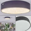 hofstein Elmar Plafonnier LED Noir, 1 lumière* Lampes Modernes
