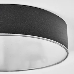 hofstein Elmar Plafonnier LED Noir, 1 lumière* Lampes Modernes