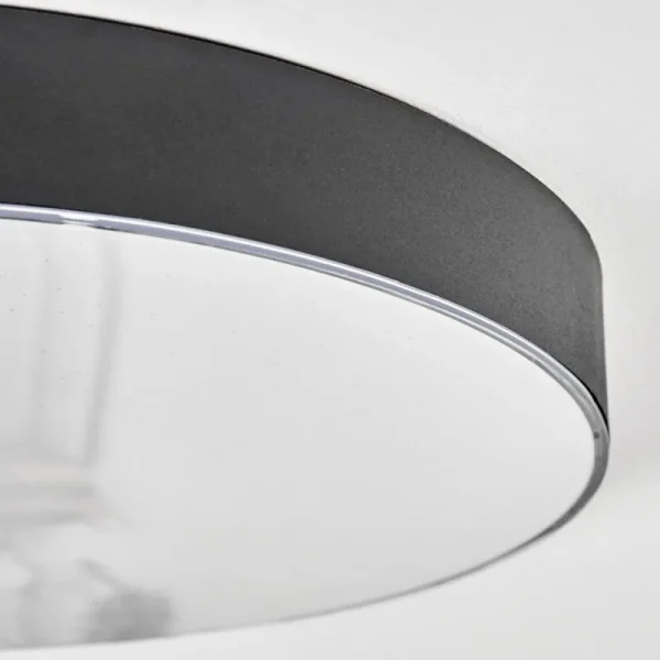 hofstein Elmar Plafonnier LED Noir, 1 lumière* Lampes Modernes