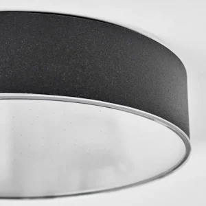 hofstein Elmar Plafonnier LED Noir, 1 lumière* Lampes Modernes