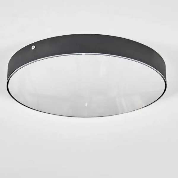 hofstein Elmar Plafonnier LED Noir, 1 lumière* Lampes Modernes