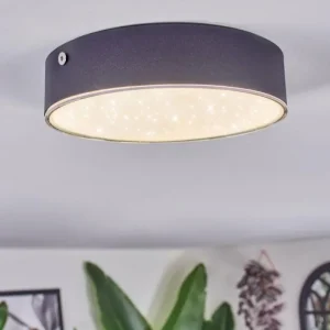 hofstein Elmar Plafonnier LED Noir, 1 lumière* Lampes Modernes