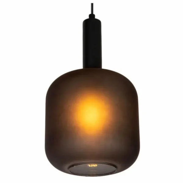 Luminaires Lucide ELOISE Suspension Noir, 1 lumière* Lampes En Verre