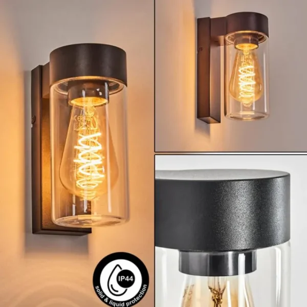 hofstein Encoberta Lampe murale d´extérieur Noir, 1 lumière* Lampes Modernes