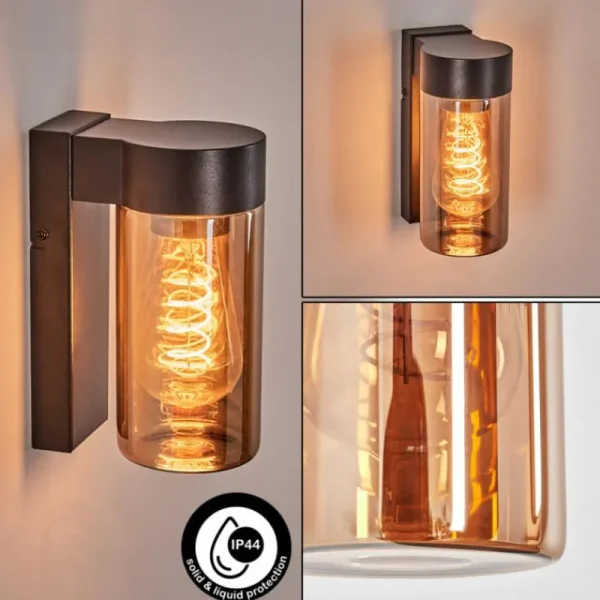 hofstein Encoberta Lampe murale d´extérieur Noir, 1 lumière* Lampes Modernes