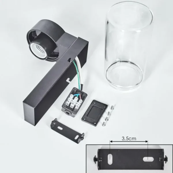 hofstein Encoberta Lampe murale d´extérieur Noir, 1 lumière* Lampes Modernes