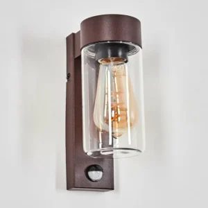hofstein Encoberta Luminaire extérieur, Lampe murale d´extérieur Rouille, 1 lumière, Détecteur de mouvement* Lampes Modernes