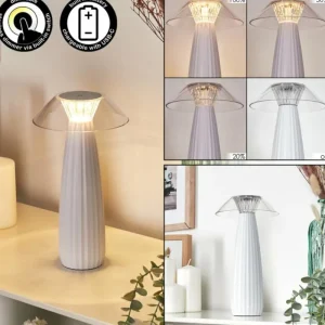 hofstein Eryla Lampe de bureau, Lampe à poser LED Blanc, 1 lumière* Lampes Modernes