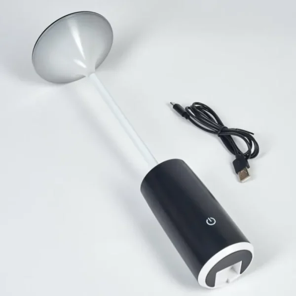 hofstein Eryon Lampe de bureau, Lampe à poser LED Noir, Blanc, 1 lumière* Lampes Modernes