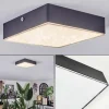 hofstein Esmar Plafonnier LED Noir, 1 lumière* Lampes Modernes