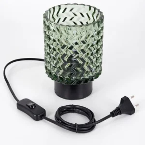 hofstein Falgorosa Lampe à poser Noir, 1 lumière* Lampes En Verre